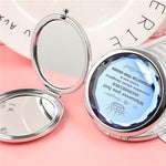 Load image into Gallery viewer, Dad To Daughter - Straighten Your Crown - Pocket Mirror

