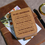 Load image into Gallery viewer, To My Grandson - You Will Never Lose - Card Holder Zipper Wallet

