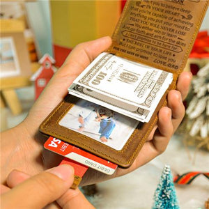 Dad To Son - Never Lose - Money Clip Wallet