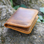 Load image into Gallery viewer, Dad To Son -You Will Never Lose- Leather Bifold Wallet
