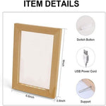 Load image into Gallery viewer, Dad To Daughter - Straighten Your Crown - Frame Lamp
