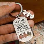 Load image into Gallery viewer, Mom To Son - You Are My Hero - Sweet Keychain
