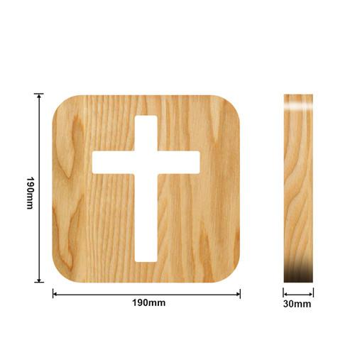 Dad To Son - God Sent You Into My Life  - Cross Lamp