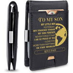 Load image into Gallery viewer, Dad To Son - My Son Forever - Wallet with Money Clip
