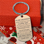 Load image into Gallery viewer, To My Grandson - Just Do Your Best - Keychain
