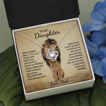 Load image into Gallery viewer, DAD TO DAUGHTER - PROUD OF YOU- ETERNAL HEART NECKLACE
