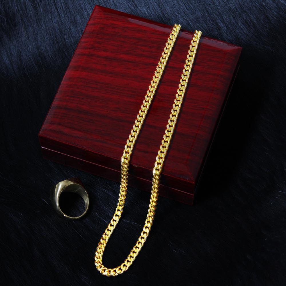 To My Husband | Can't Live Without You | Cuban Link Chain