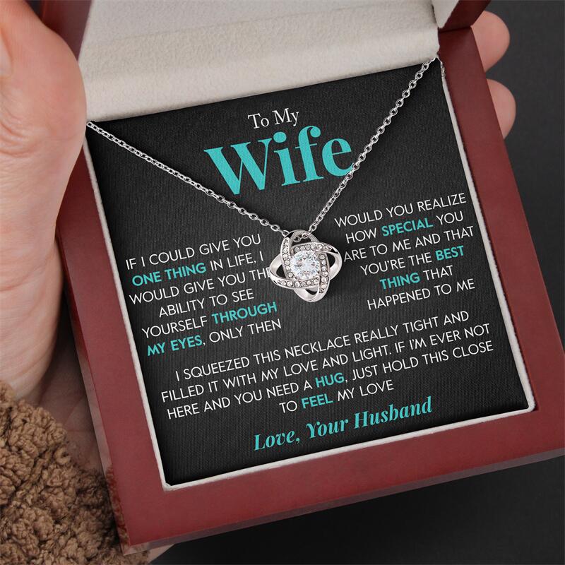Necklace Love Gift For Wife To my Wife Never forget that I Love You Chain  -N362 | eBay