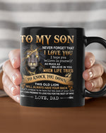 Load image into Gallery viewer, Dad To Son - Believe In Yourself- Coffee Mug
