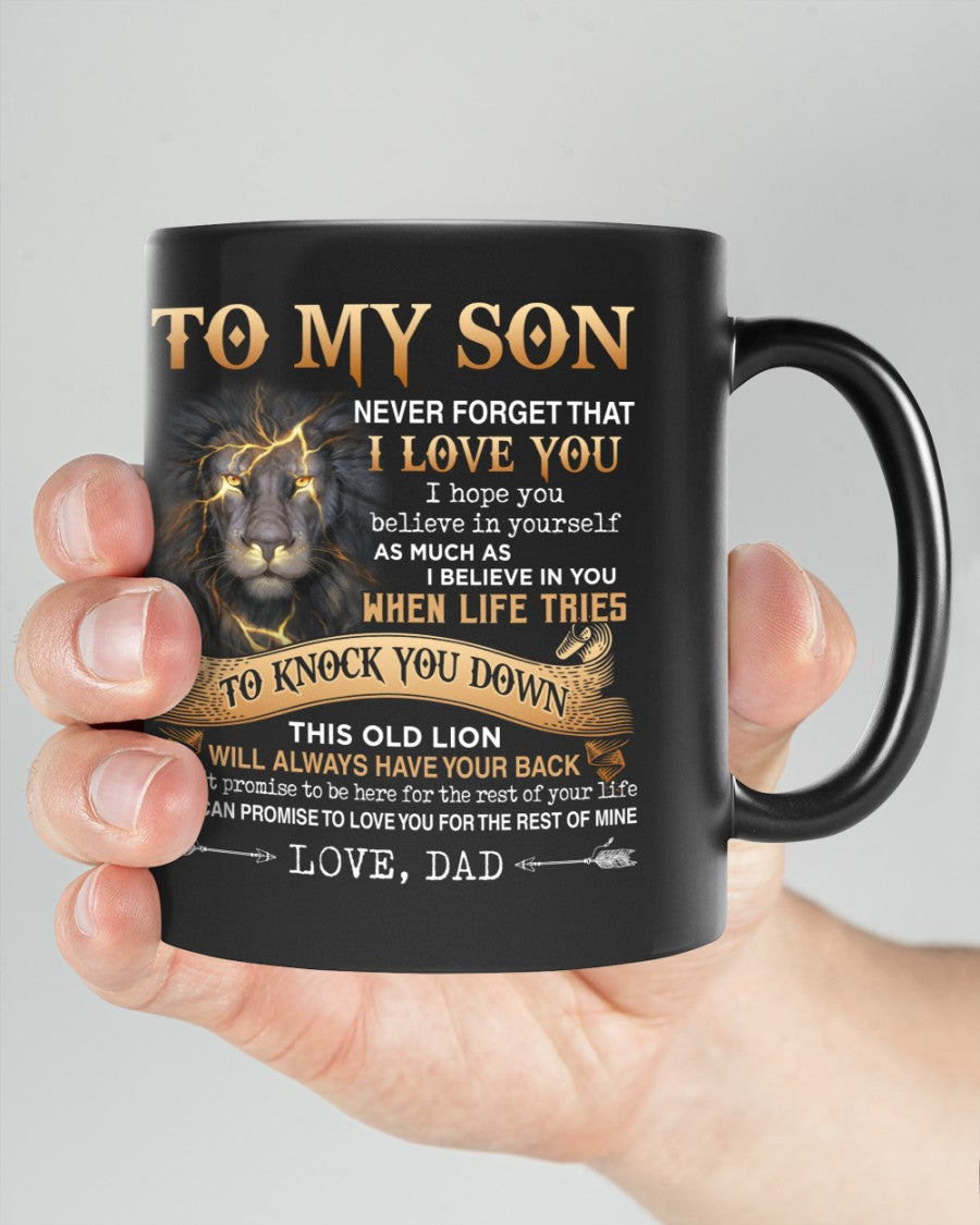 Dad To Son - Believe In Yourself- Coffee Mug