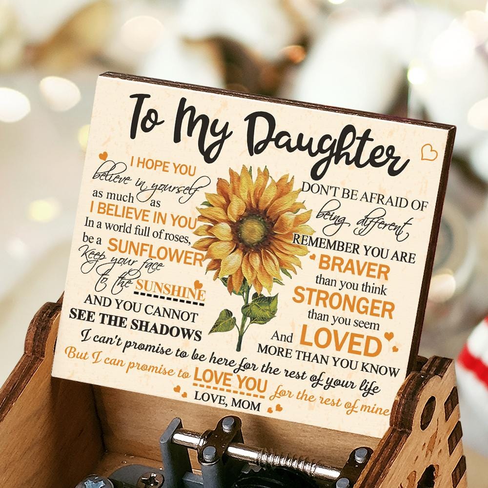 Mom To Daughter - Don't Be Afraid Of Being Different - Music Box Color