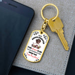 Load image into Gallery viewer, To My Daughter - I Am the Storm Keychain
