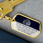 Load image into Gallery viewer, To My Daughter - Straighten Your Crown - Keychain
