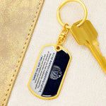 Load image into Gallery viewer, To My Granddaughter - Straighten Your Crown - Keychain
