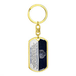 Load image into Gallery viewer, To My Granddaughter - Straighten Your Crown - Keychain
