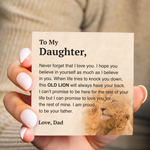 Load image into Gallery viewer, To My Daughter Proud of You Love Dad Bracelet
