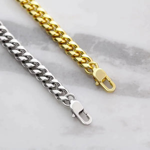 To My Son - Deep In Your Heart - Cuban Link Necklace